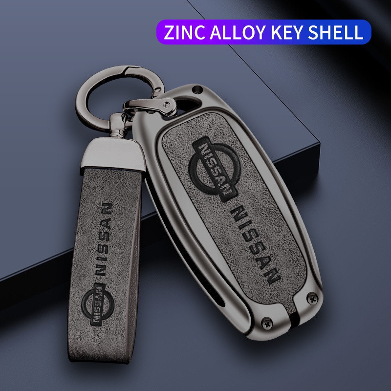 Chaveiro de Carro em Liga de Zinco para Nissan Qashqai X-Trail T32 T31 Juke J11 J10 Kicks Tiida Pathfinder Note Infiniti