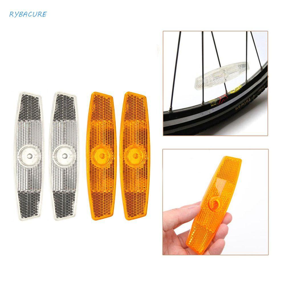 RYBACURE 2 Unidades De Folha Reflexiva De Raio De Bicicleta , Entretenimento Esportivo , Acessórios 1 Par De Refletor De