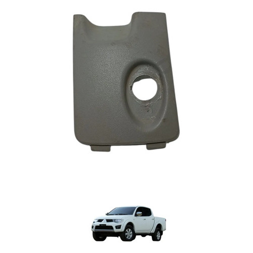Moldura Acendedor De Cigarro Mitsubishi L200 Triton 2012 Cinza