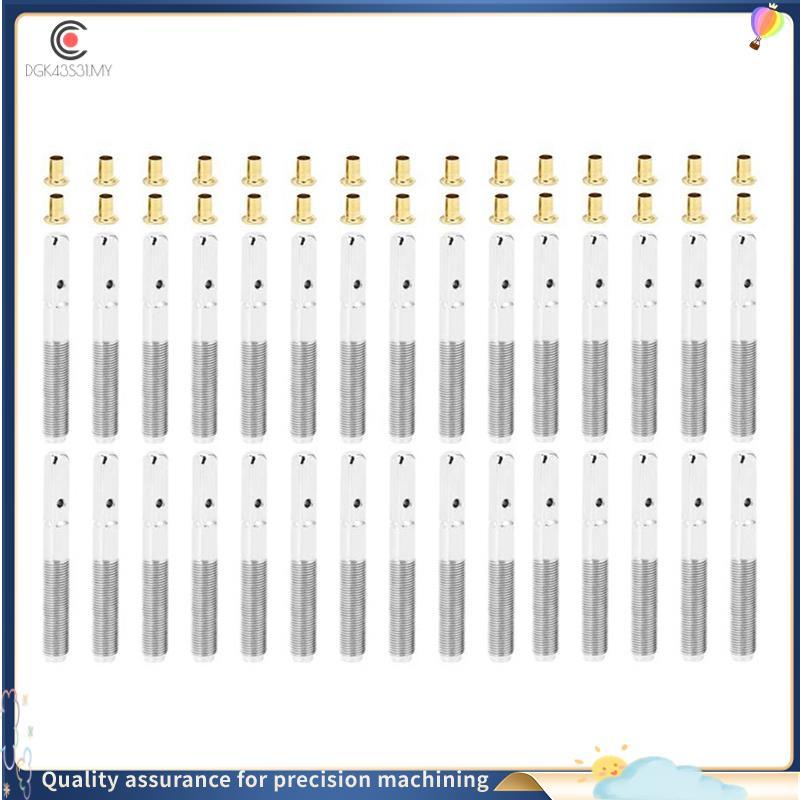 [hukou33] Conjunto De 30 Peças De Pregos Com Rebites De Latão , Reposição Para Harpa De Lira , Instrumento Musical De Co