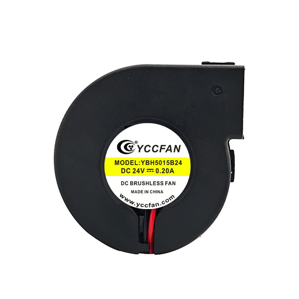 YBH5015B24 24V 0.20A 4.8W Pistola de ar quente 5015 Umidificador Ventilador Turbo sem orelhas