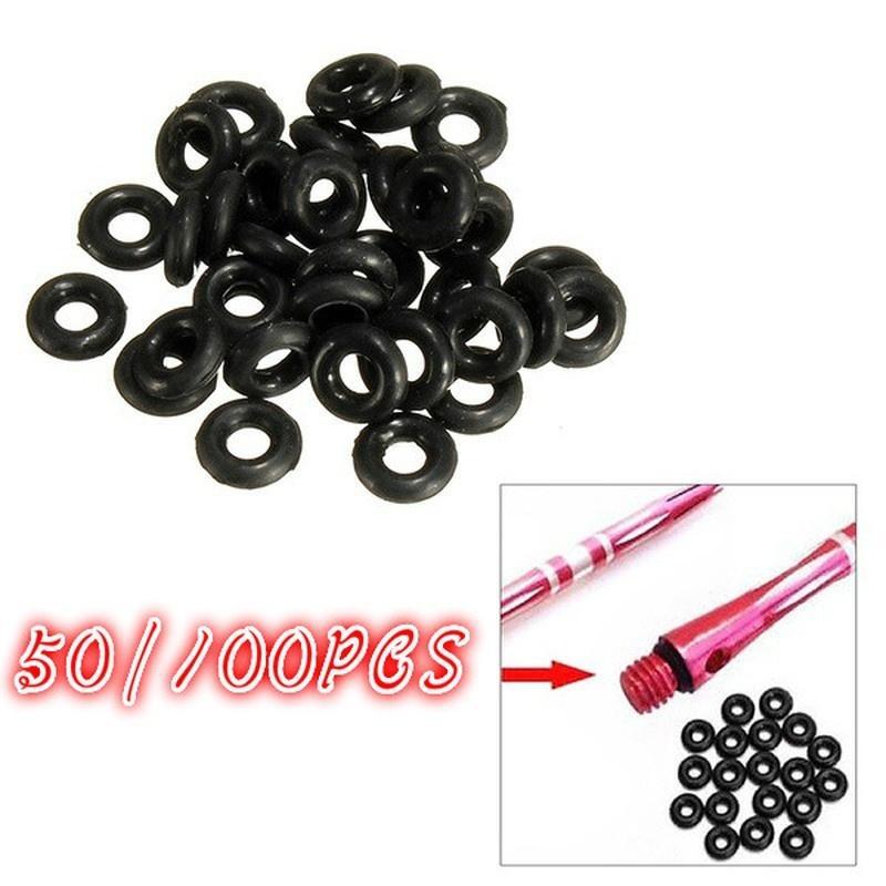 50/100 PCS Haste De Dardo De Alumínio Com Junta De Borracha Especial Antiderrapante Buqing Anel