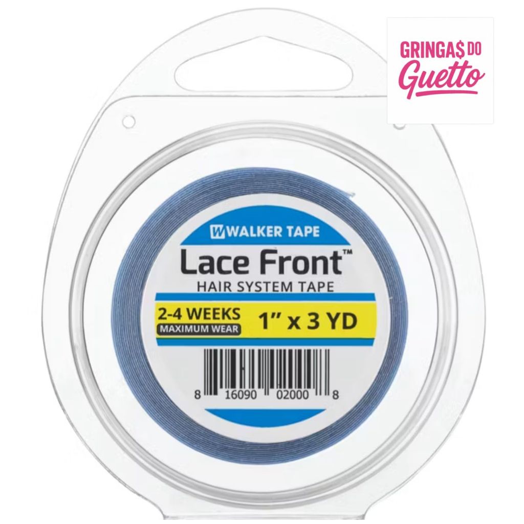 Fita Adesiva Capilar Mega Hair e Lace Front Walker Tape Extra Forte 3m
