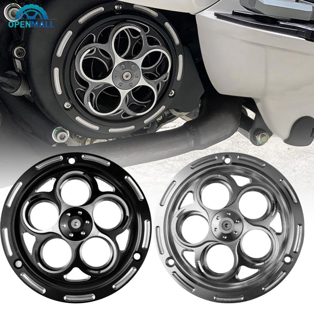 OPENMALL Tampa De Ventilador Giratório De Alumínio CNC Para Motocicleta VESPA Primavera Sprint 150 Cobertura De Resfriam