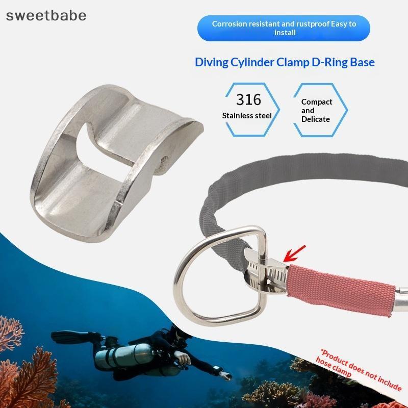 Suporte De Anel D Para Cilindro De Tanque De Mergulho , Braçadeiras De Mangueira , Equipamento Em Aço Inoxidável , Clipe