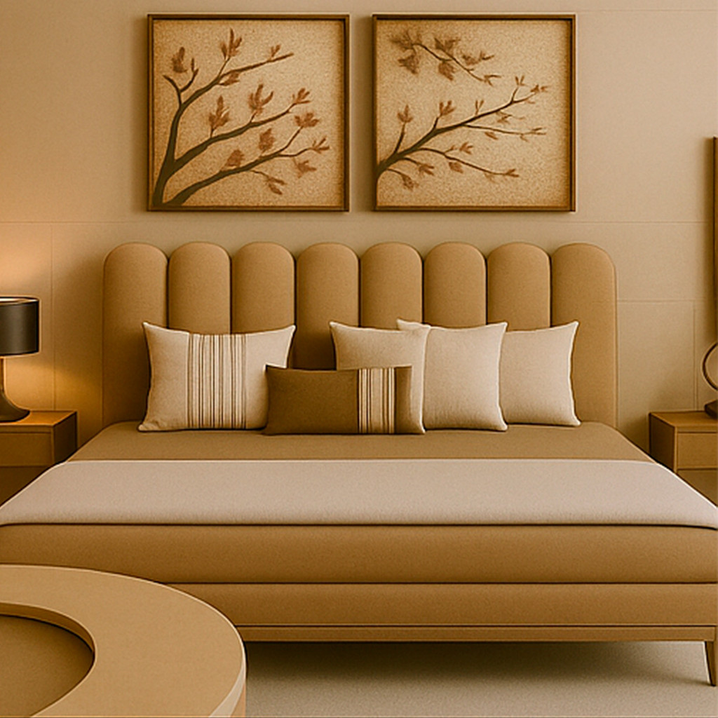 Cabeceira Cama Estofada Modular Nuvem 60x20 Kit Solteiro Casal Queen King Box Decoração Quarto