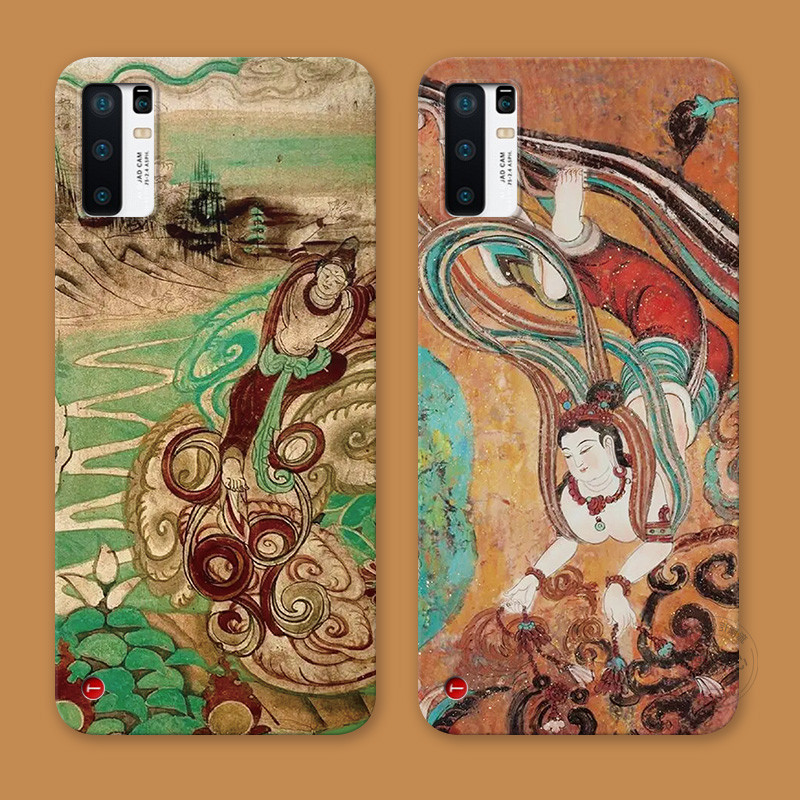 Dunhuang Feitian Adequado para Hammer Nut pro3 Capa de telefone R2 Asus ROG9/8/7/6/5/4/3PRO Mural Literário Estilo Chinê