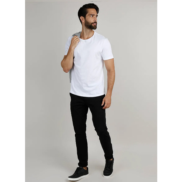 Camisa Hering  Camiseta Básica Lisa Masculina Tipo Hering P ao XG Original