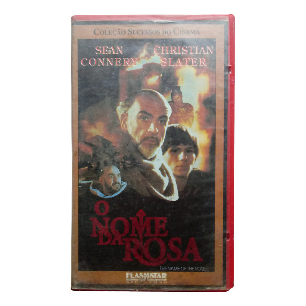 Vhs O Nome Da Rosa - Sean Connery - Christian Slater