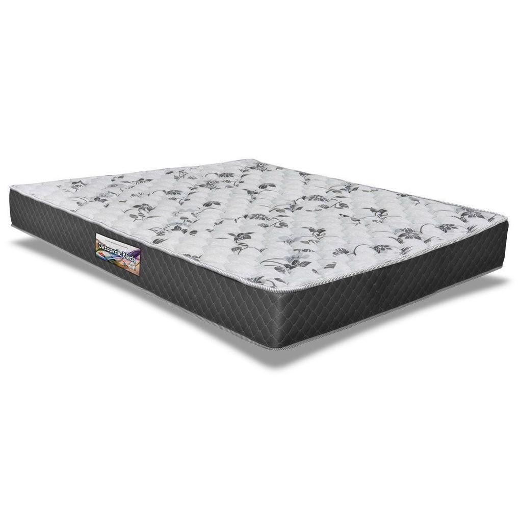 Colchão Casal Espuma Compact AG 65 / D28 /  Ortopedic Black Double Face (138x188x17) - Herval