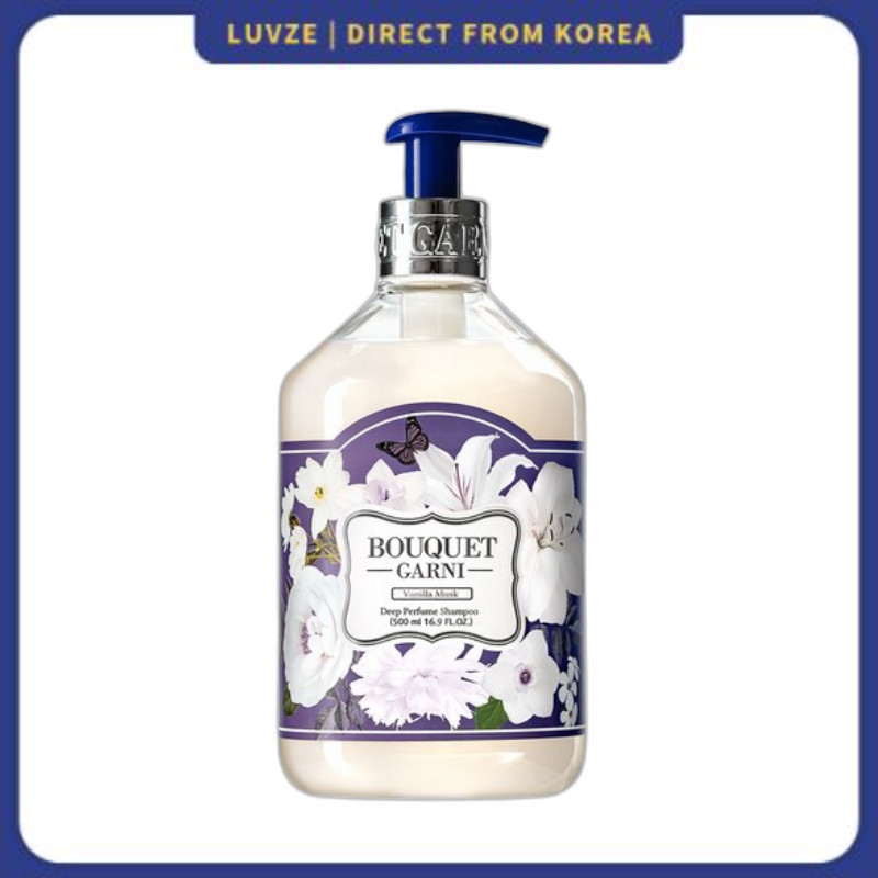 [Bouquet Garni] Shampoo Perfumado Deep Vanilla Musk 500ml / Hidratante / Cuidado do Couro Cabeludo / 100% Autêntico