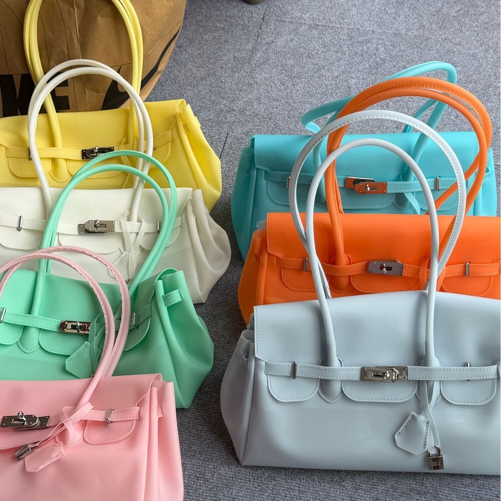 Versão Horizontal geléia firkin geléia Baguette saco verão kiiikiii mesmo estilo geléia saco sacola bolsa de ombro