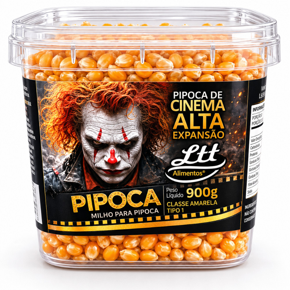 Milho Pipoca Alta Expansão 900g Cinema Sombrio Edição Especial - Mais Tempero