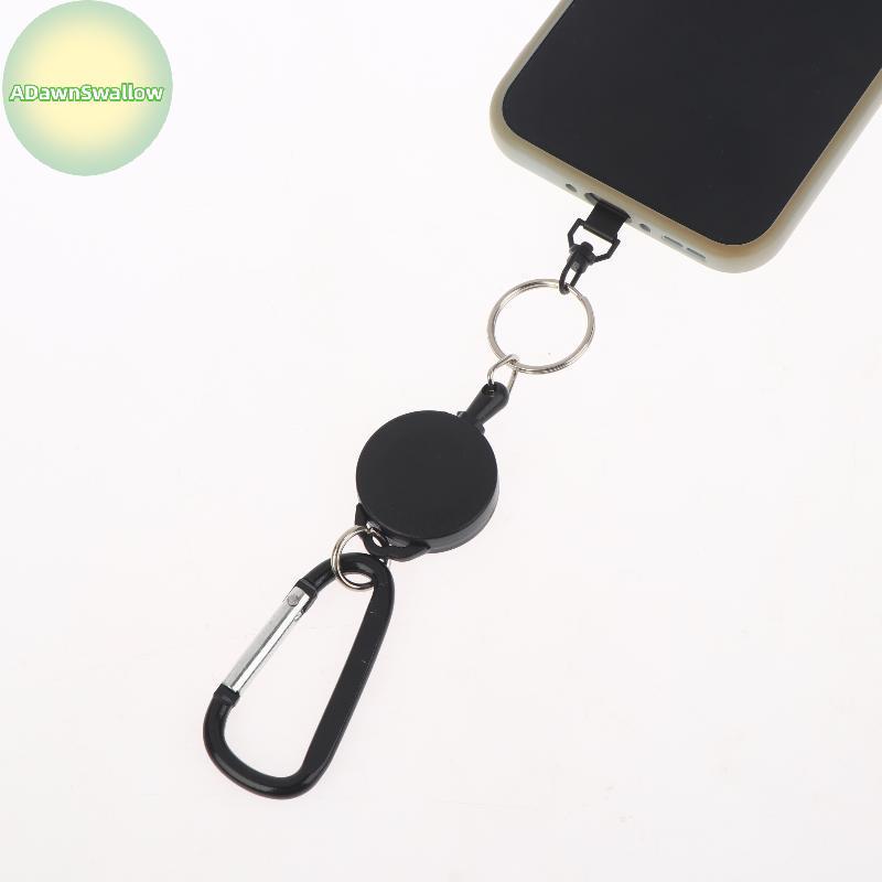 ADS 1 Conjunto De Cordão De Segurança Para Smartphone , Suporte Retrátil Antifurto Telefone Com Mosquetão , Arnês Anti-Q
