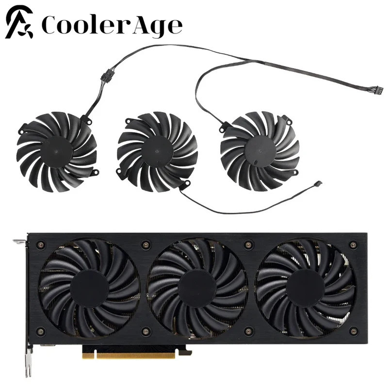 Substituição Do Ventilador Da Placa De Vídeo Para INNO3D GeForce RTX 3080 3080 Ti 3070 X3 OC 85MM CF-12915S RTX3080 RTX3