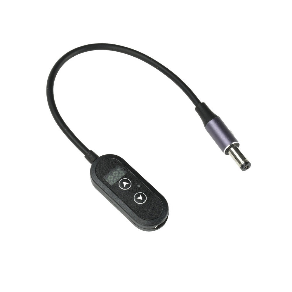 Cabo De Gatilho PD DC 5.52.5mm 140W Tensão Ajustável , 5V/9V/12V/20V/28V Com Display Digital , Para Luz De Ventilador De