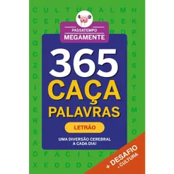 Passatempo Megamente 365 Caça Palavras | Letrão | Capa Verde