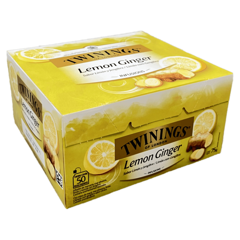 Chá Twinings Limão com Gengibre 50 sachês