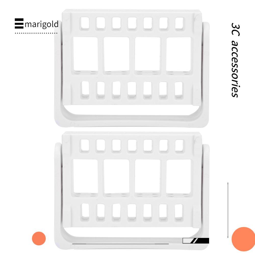 MARIGOLD 2 Peças Organizador De Broca , Display Acrílico Suporte De Unha De 16 Furos , Ferramenta Ajustável