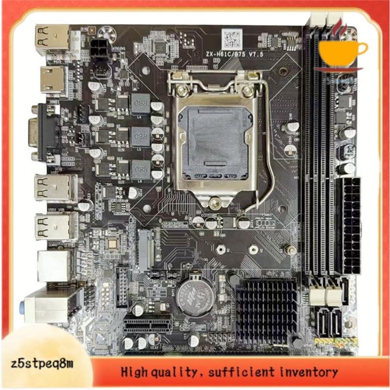 Placa-Mãe De Desktop H61 DDR3 LGA1155-Compatível 2 Slots DDR3 6XUSB Suporta CPU G1610 1620 1630 G2030