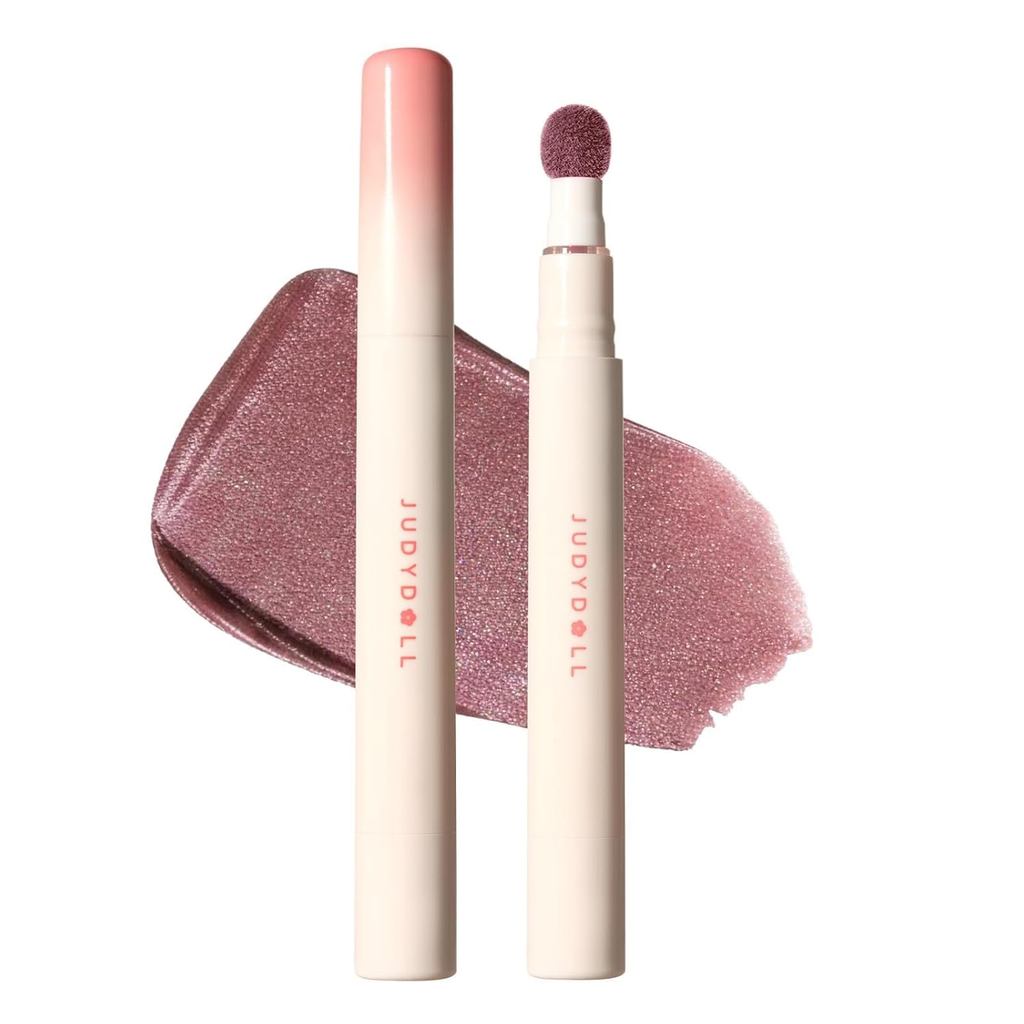 JUDYDOLL Cushion Matte Lip Cream, Batom Matte Hidratante com Tripeptídeo e Esqualano, Efeito de Difusão de Linhas Labiai