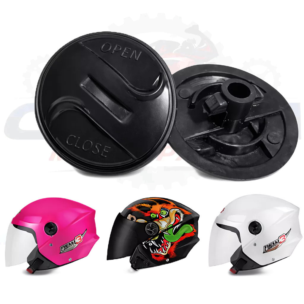 Kit 2 Botões de Reparo para Capacete Pró Tork  New Liberty 3 / New Atomic / Joy 23