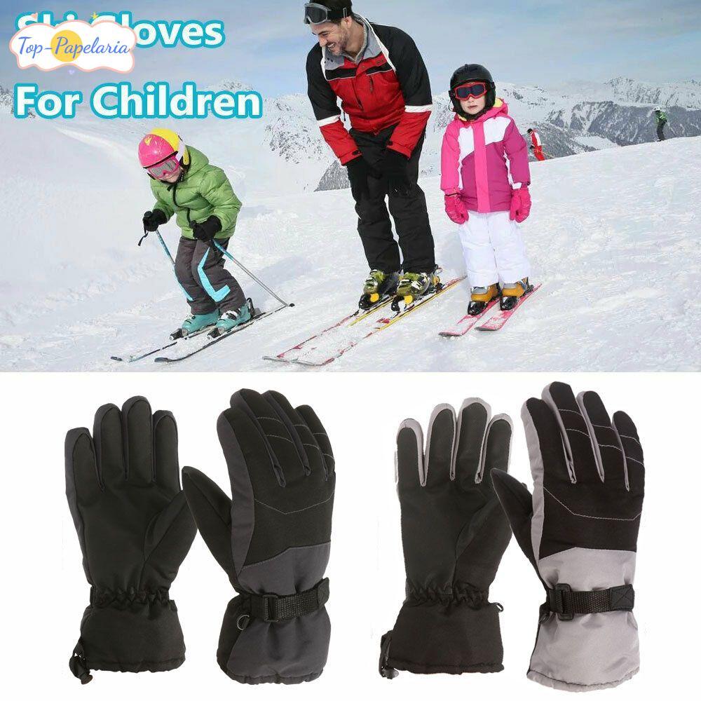Crianças Perfumadas Luvas De Esqui Montanhismo Antiderrapante Engrossar Quente Neve Snowboard