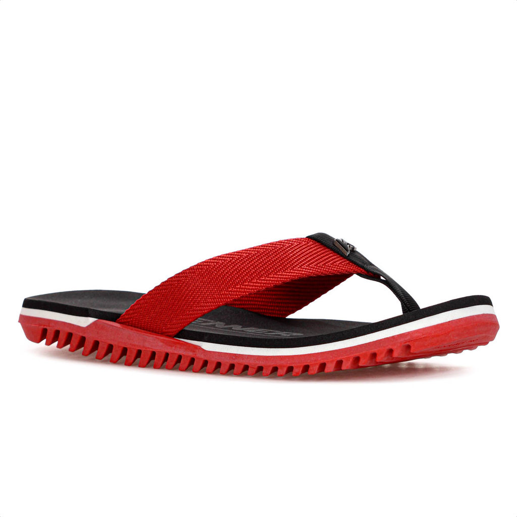 Chinelo Kenner NK6 Pro Preto e Vermelho - Masculino