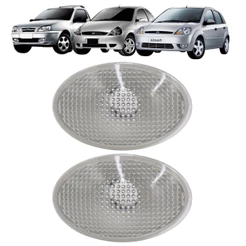 Par de Lanterna Seta Pisca Lateral Ford Ka Fiesta Courier Cristal