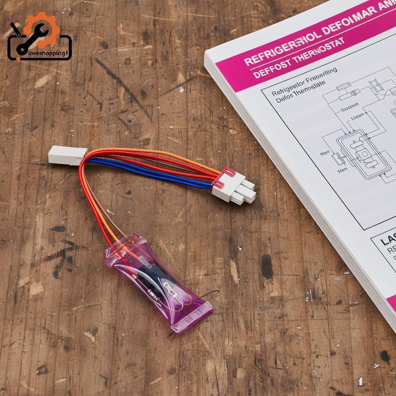 [LOV] Interruptor De Temperatura Do Termostato De Degelo Bimetálico N12-5 AC250V 10A Para Substituição De Refrigerador D