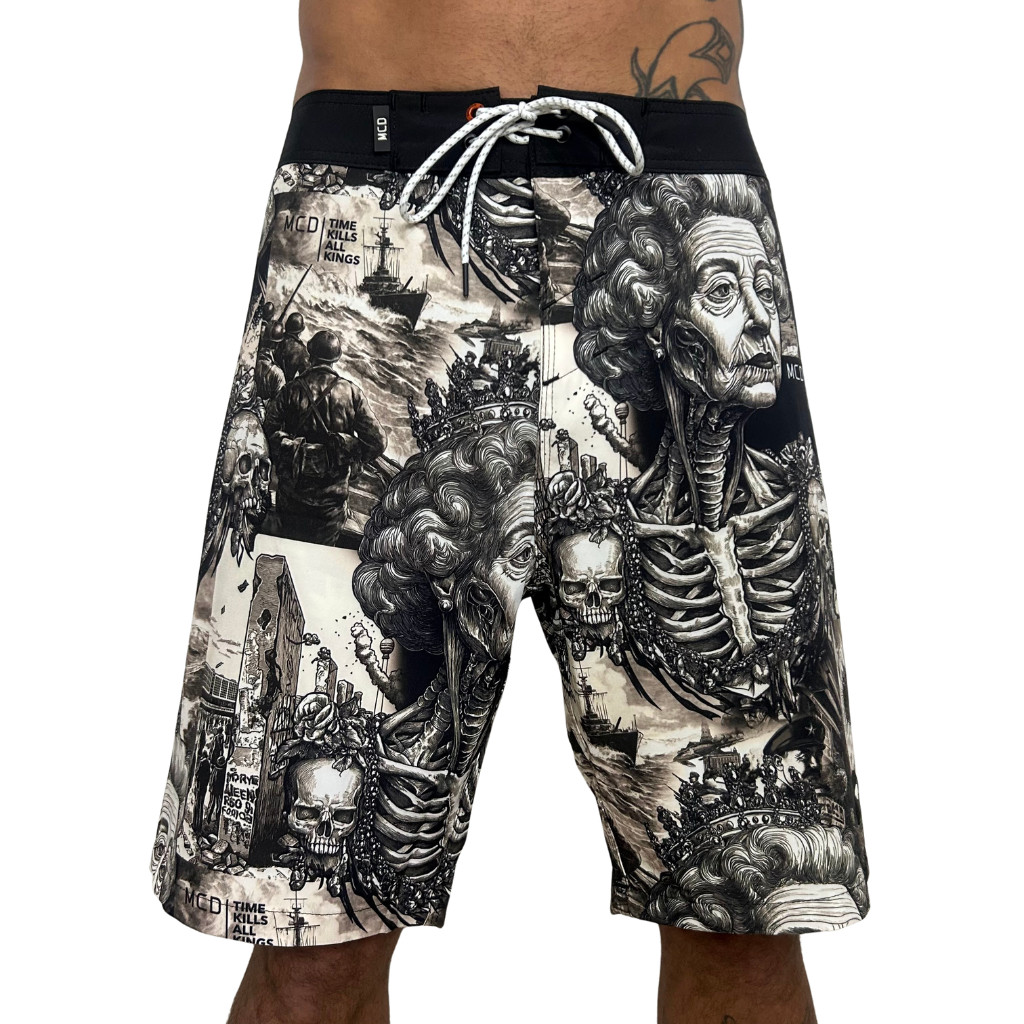 Bermuda Mcd Boardshort Rainha Elizabeth Original Masculino