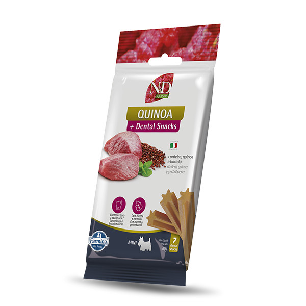 SNACK ND QUINOA FRESH CÃO CORDEIRO MINI 60G