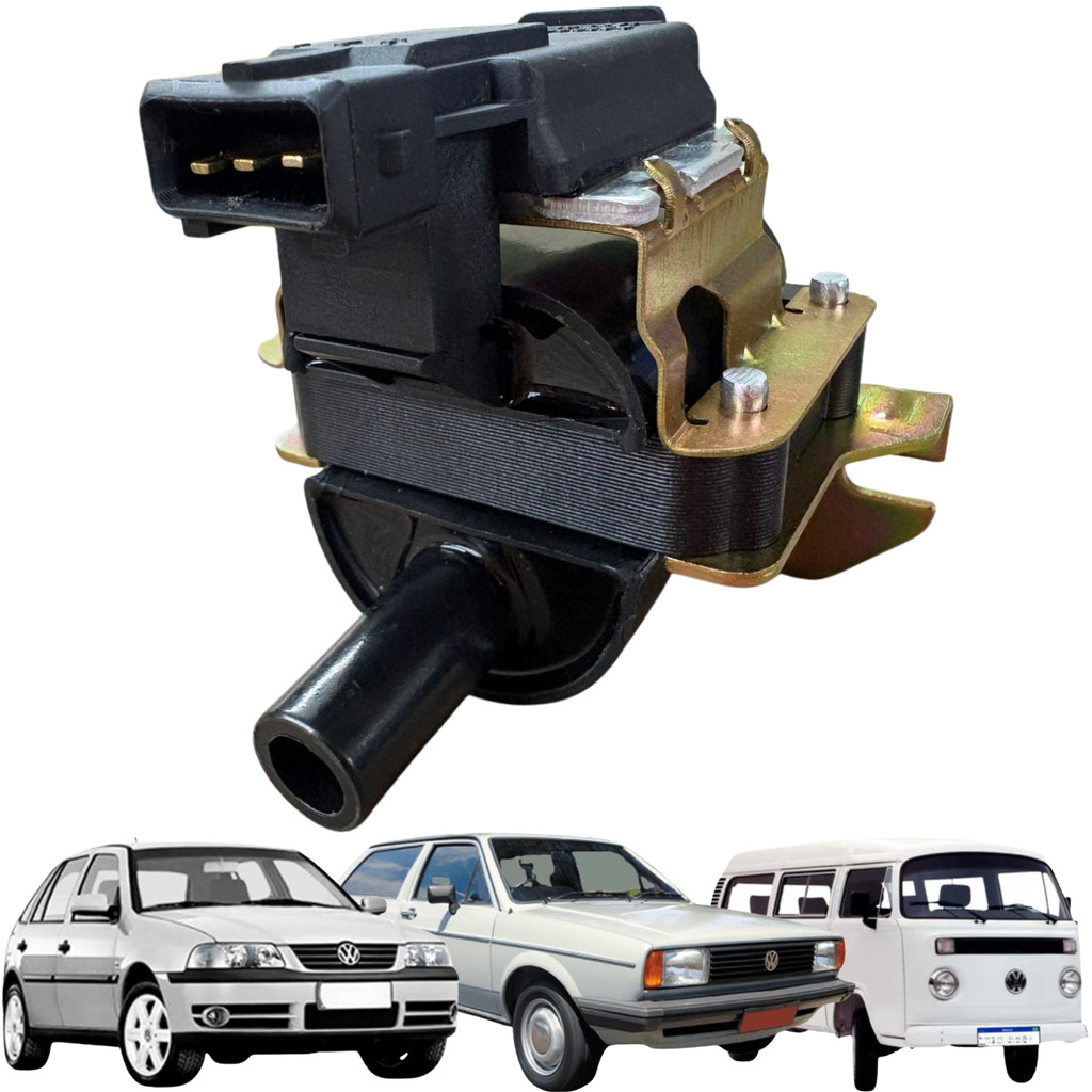 Bobina de Ignição AutAFAstar para Gol Kombi Parati 1.0 1.6 8V 1.0 16V 1600 AT MI ABI01003