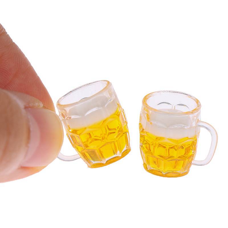 sweetmvzn 1 Peça 1 : 12 Casa De Bonecas Em Miniatura Copo De Cerveja Boneca Acessórios De Bebida De Cozinha BR