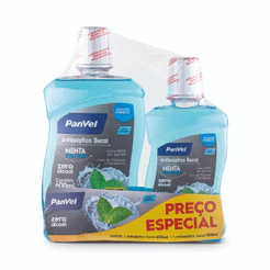 Enxaguante Bucal Panvel Extra Forte 600ml + 300ml