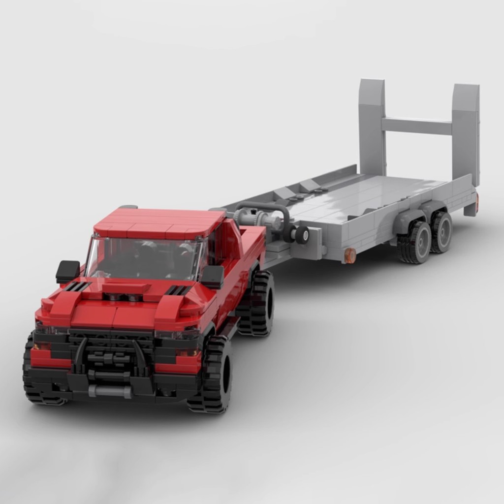 Lego compatível com blocos de construção MOC158848 Dodge Masculino Sheep 1500TRX montado bloco de construção carro enfei