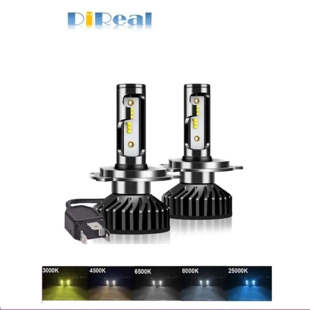 Lâmpadas LED Para Farol H4 H7 H1 H3 H11 HB3 HB4 9005 HB3 9006 HB4 Carro Luz De Neblina 12V 80W Feixe Alto/Baixo 3000K 45