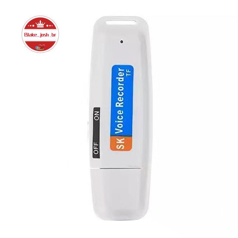 [Qualidade B] Portátil Recarregável U-Disk USB Gravador De Voz De Áudio Digital Mini Ativado Por Ditafone