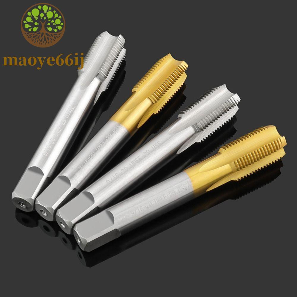 MAOYE66 Torneira De Rosca Para Pedal De Manivela De Bicicleta , Brocas De Reparo Douradas/Prateadas , Fio