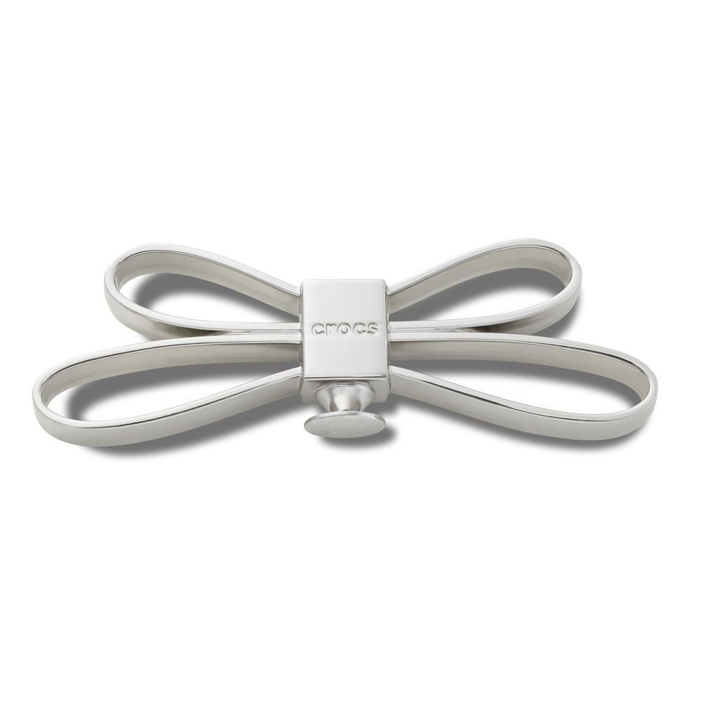 Jibbitz™ Mega Laço Prateado Único