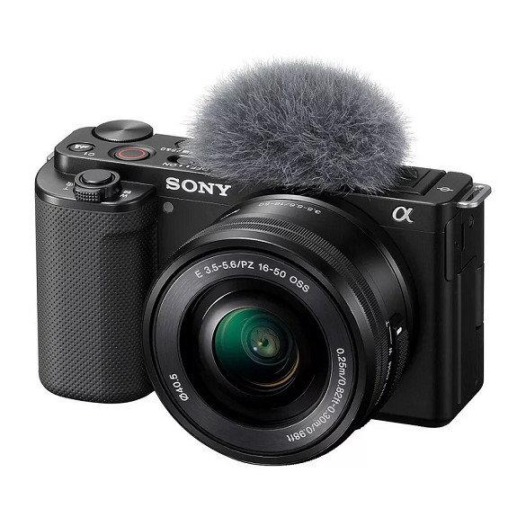 Câmera Mirrorless Sony Alpha ZV-E10 Kit Lente 16-50mm