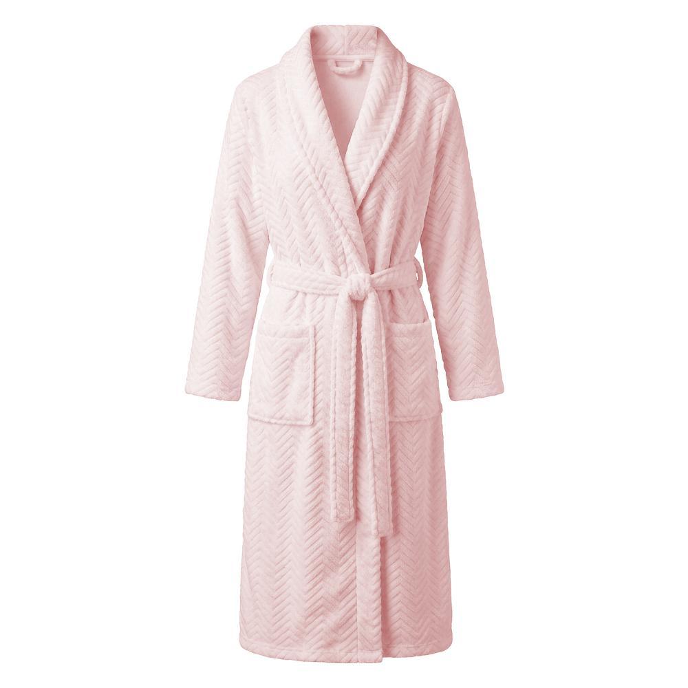 Roupão Feminino Wolff Cloud Rosa Microfibra Tamanho GG Muito Macio e Felpudo para Banho e Spa em Casa com Conforto Total