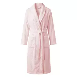 Roupão Feminino Wolff Cloud Rosa Microfibra Tamanho GG Muito Macio e Felpudo para Banho e Spa em Casa com Conforto Total
