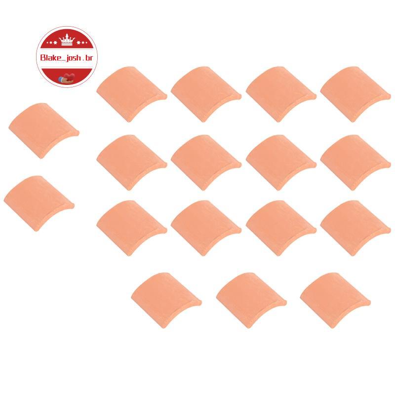 [Qualidade B] 200 Peças Conjunto De Construção De Modelo De Telhas De Telhado Em Miniatura Vermelhas Para Decoração De J