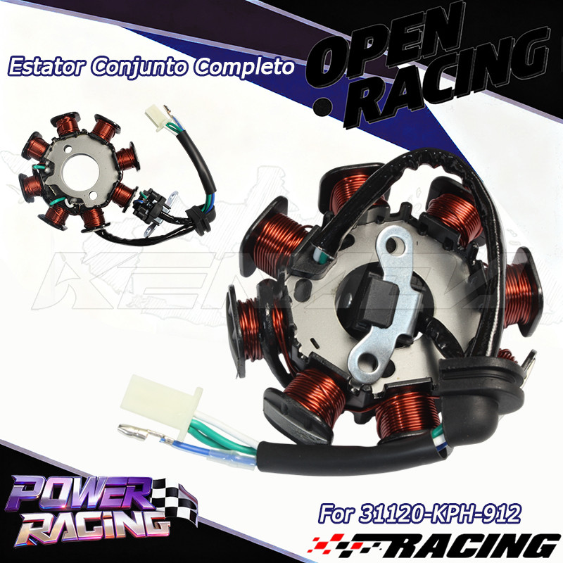 Estator Magneto Bobina de Carga 31120-KPH-912 Para Honda Wave 125 Partida Pedal Alta Qualidade