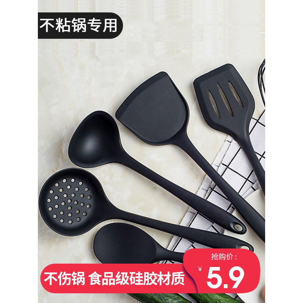 Espátula de silicone antiaderente, espátula de cozinha, resistente a altas temperaturas, utensílios de cozinha doméstico
