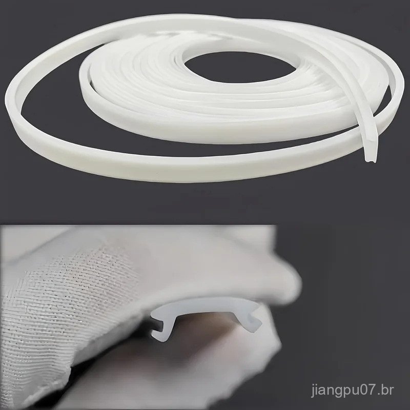 Abajur de LED em silicone, difusor de canal de silicone com perfil de alumínio, cabo flexível para abajur de PC, instalá