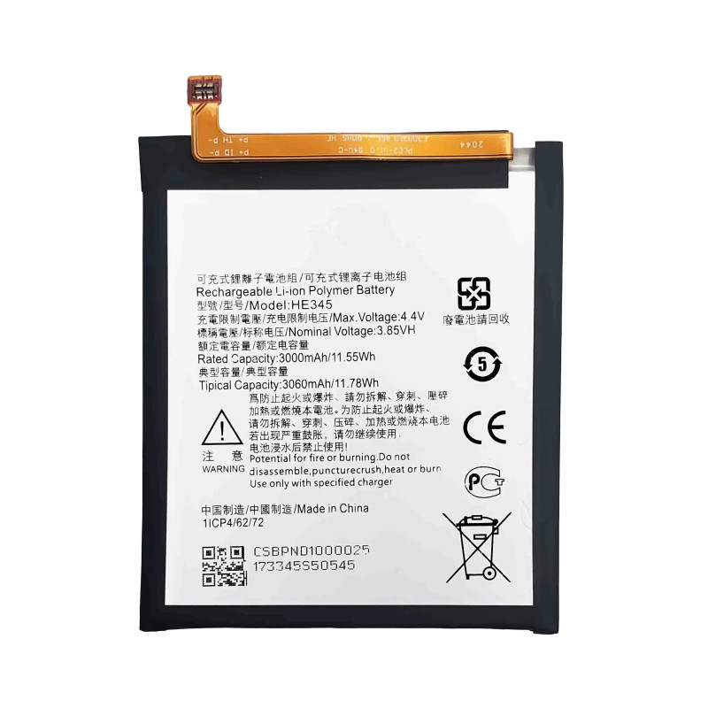 [Estoque pronto] Adequado para bateria de celular Nokia/Nokia 6.1TA-1073 TA-1045 TA-1054 HE345