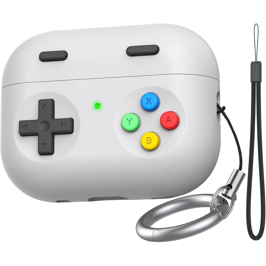 Delidigi for AirPods Pro 2 Case (USB-C/Lightning) Cover Retro Handheld Game Cons