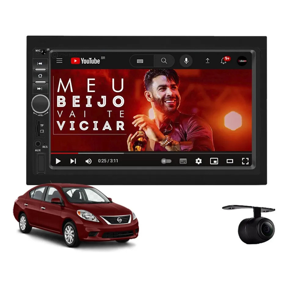 Central Multimídia Nissan Versa 2011 À 2014